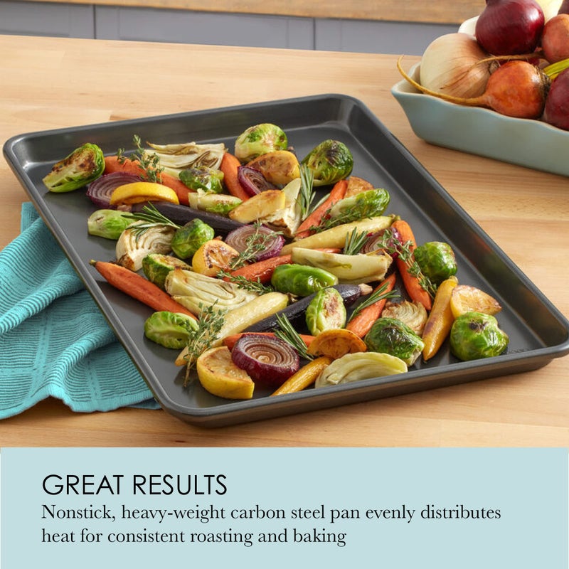Farberware Chicago Metallic Professional Non-Stick Cooking/Baking Sheet, 17-Inch-by-12.25-Inch - Image 5